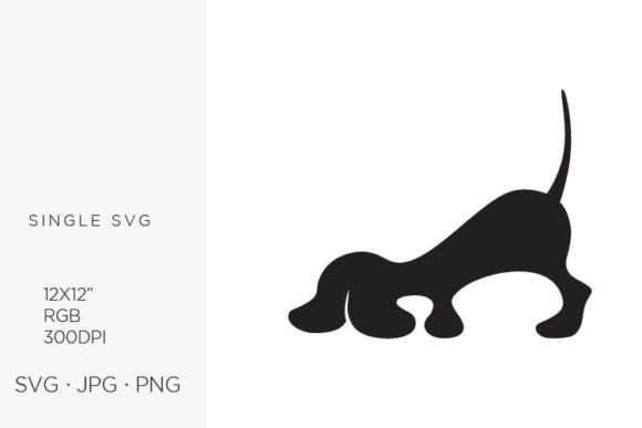 Abstract, Little Dog Sniffing: Playful Illustrations & Graphics