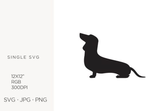 Dachshund Dog, Logo Element: Graphics & Illustrations