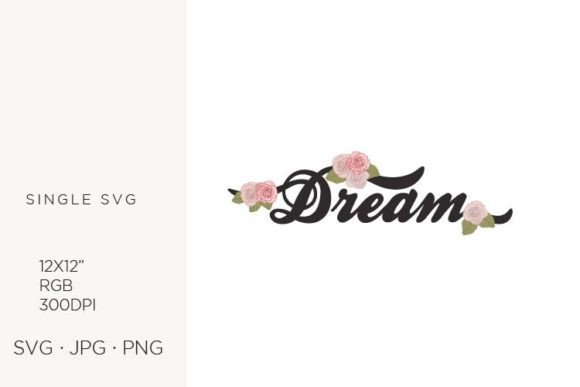 Floral Word Dream: Graphics & Illustrations for Creative Sellers