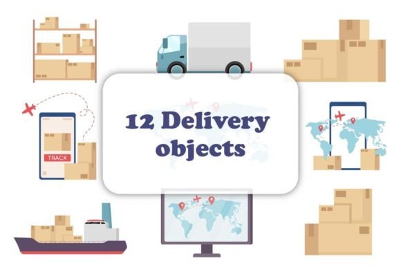 Packages Transportation Pack: Graphics & Illustrations