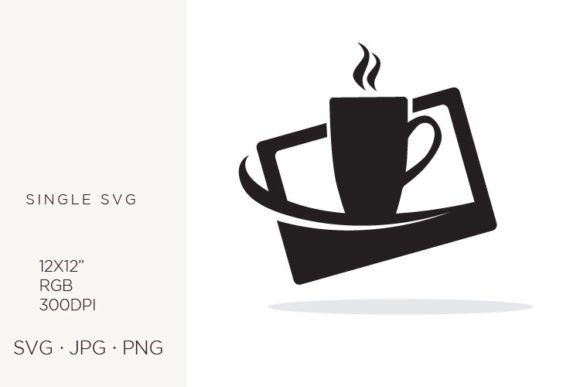 Smart Phone Screen, Coffee: Modern Graphics & Illustrations