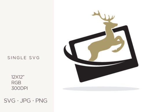 Smart Phone Screen, Deer: Graphics & Illustrations for Real Publishing