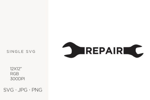 Word Repair Start and with Wrench Graphics